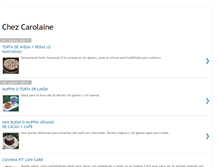Tablet Screenshot of chezcarolaine.com